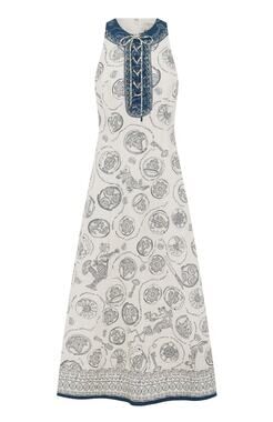 alemais wave midi dress Wave Midi Dress Blue